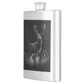 Deer met geweien per veld en boom flacon (Links)