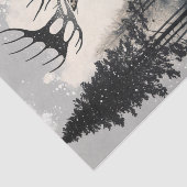 Deer met Trees Tissuepapier (Detail)