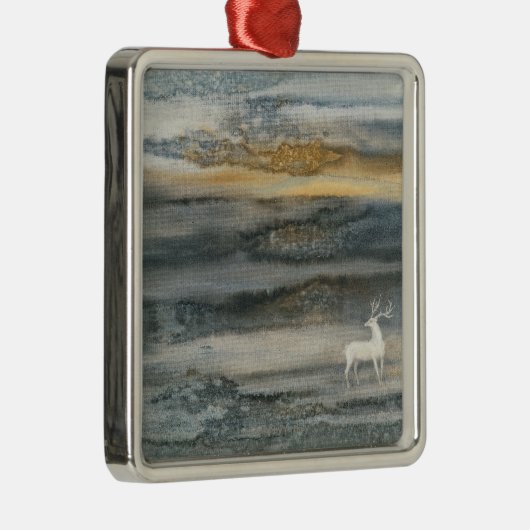 Deer Metalen Ornament (Rechts)