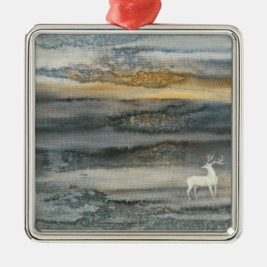 Deer Metalen Ornament (Voorkant)