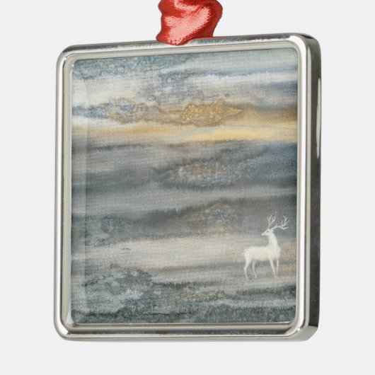 Deer Metalen Ornament (Links)