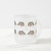 Deer Mice Frosted Glass Mok (Voorkant rechts)