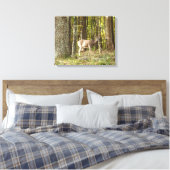 Deer mij canvas afdruk (Insitu (Slaapkamer))