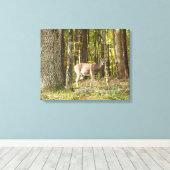 Deer mij canvas afdruk (Insitu (Houten vloer))
