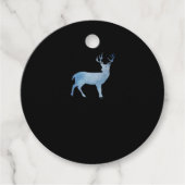 Deer Modern Artistic Design Bedankjes Labels (Voorkant)