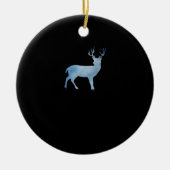 Deer Modern Artistic Design Keramisch Ornament (Voorkant)