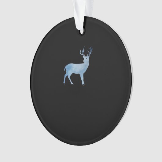 Deer Modern Artistic Design Ornament (voorkant)