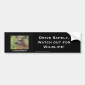 Deer Motivatie cadeaus Bumpersticker (Voorkant)