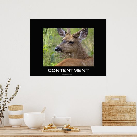 Deer Motivatie Poster (Keuken)
