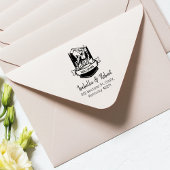 Deer Mountain Forest Return-adresfamilie Rubberstempel