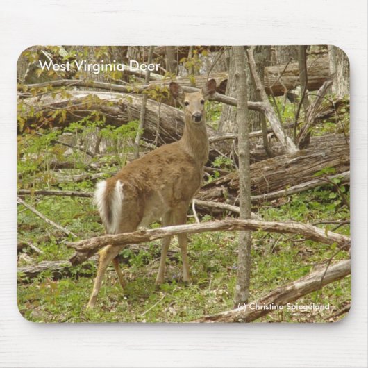 Deer Mousepad Muismat (Voorkant)