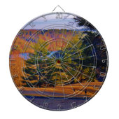 Deer & Mt Lake Dartbord (Voorkant)