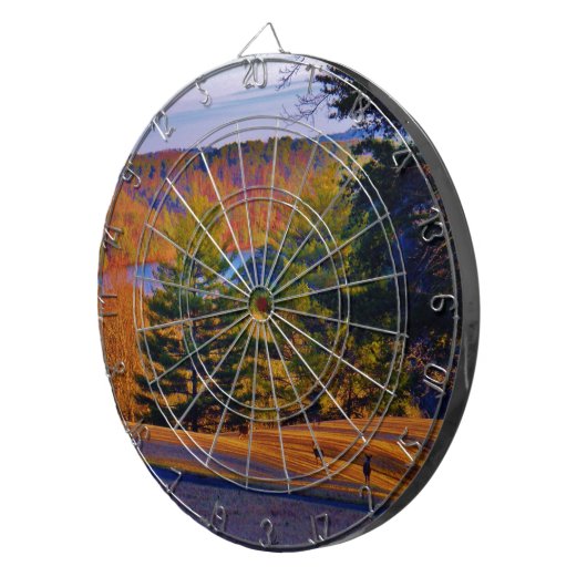 Deer & Mt Lake Dartbord (Voorkant Rechts)