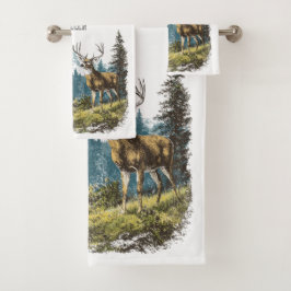 Deer Nature Bad Handdoek