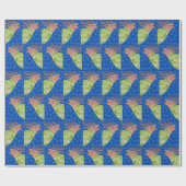 Deer Nature Christmas  Cadeaupapier (Vlak)