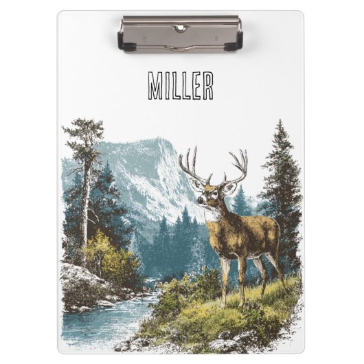 Deer Nature Klembord (Voorkant)