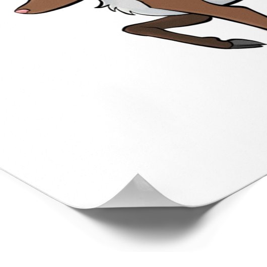 Deer Oh Deer Poster (Hoek)