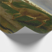 Deer on the Prairie (door William Holbrook Beard) Cadeaupapier (Hoek)
