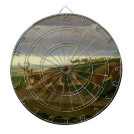 Deer on the Prairie (door William Holbrook Beard) Dartbord