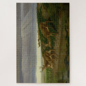 Deer on the Prairie (door William Holbrook Beard) Legpuzzel (Verticaal)