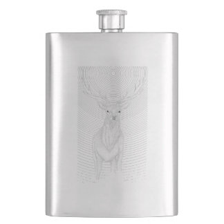 Deer onder de nachtelijke hemel flacon