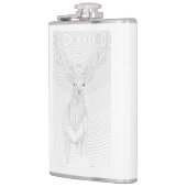 Deer onder de nachtelijke hemel heupfles (Links)