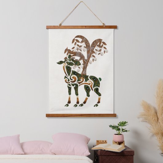Deer One Hangend Wandkleed (Slaapkamer)