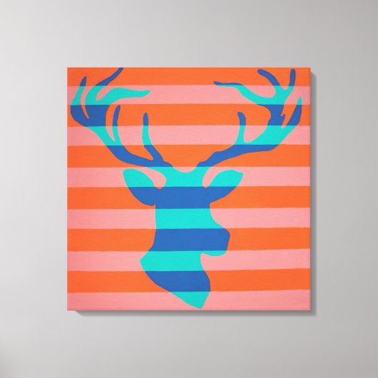 Deer op Canvas (Voorkant)
