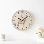 Deer op  crèmeklok grote klok (Huis)