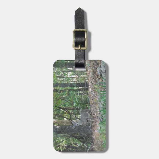 Deer op de rand van de Bossen Bagagelabel (Voorkant verticaal)