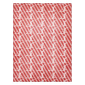 Deer op rood en roze diagonaal strepe tablet tafelkleed (Voorkant)