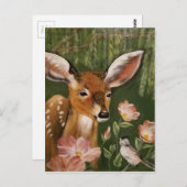 Deer Painting Briefkaart (Voorkant / Achterkant)