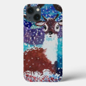 Deer Painting Case-Mate iPhone Case (Achterkant)