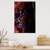 Deer Painting Poster (Keuken)