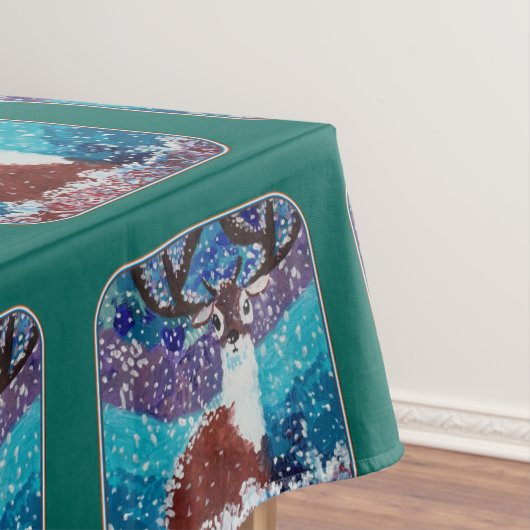Deer Painting Tafelkleed (Voorbeeld)