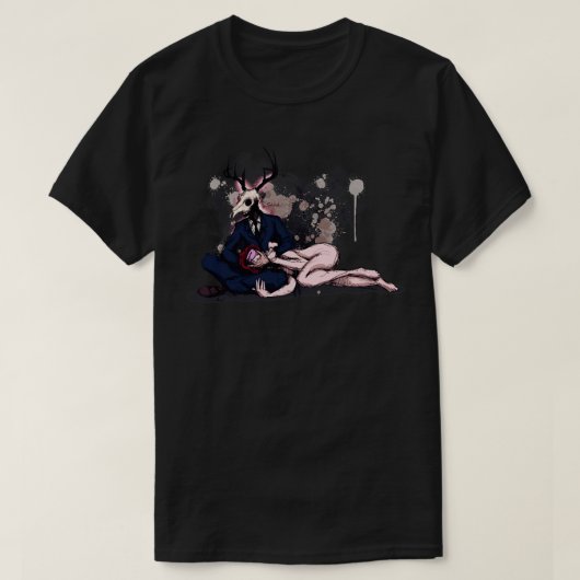 Deer papa Shh T-shirt (Design voorkant)