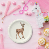 Deer Papieren Bordje (Feest)