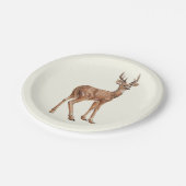Deer Papieren Bordje (Gekanteld)