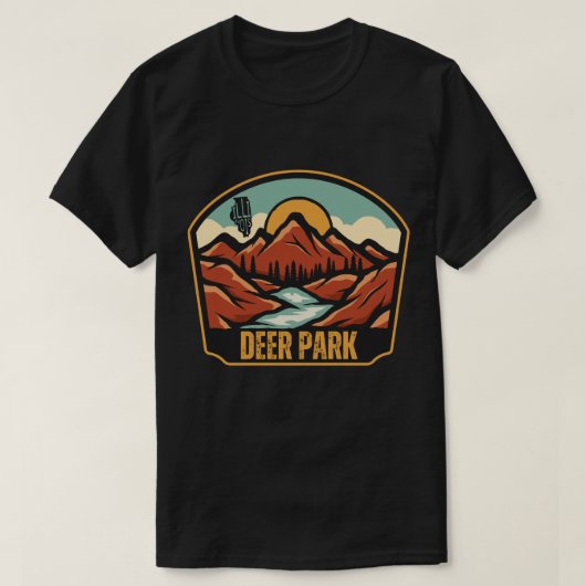Deer Park, Illinois T-shirt (Design voorkant)
