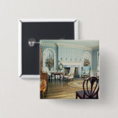 Deer Park Parlor Vierkante Button 5,1 Cm (Voorkant /achterkant)