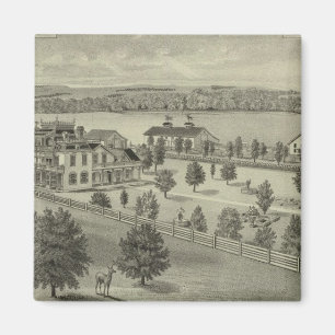 Deer Park Place Boerderij, Strong City, Kansas Magneet