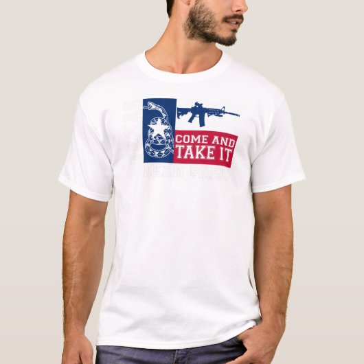DEER PARK Texas, kom en pak het AR15 T-shirt (Voorkant)