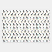 Deer Pattern, Baby Deer, Boho, Flowers, Moon Inpakpapier Vel (Voorkant)