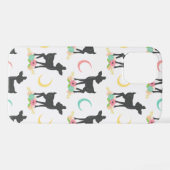 Deer Pattern, Baby Deer, Boho, Flowers, Moon iPhone Hoesje (Achterkant horizontaal)
