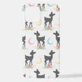 Deer Pattern, Baby Deer, Boho, Flowers, Moon iPhone Hoesje (Achterkant)