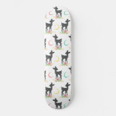 Deer Pattern, Baby Deer, Boho, Flowers, Moon Persoonlijk Skateboard (Voorkant)
