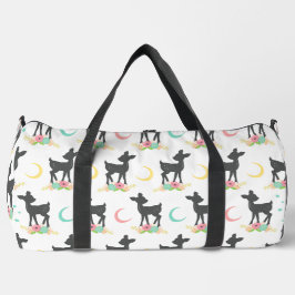Deer Pattern, Baby Deer, Boho, Flowers, Moon Plunjezak