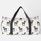 Deer Pattern, Baby Deer, Boho, Flowers, Moon Plunjezak (Achterkant)