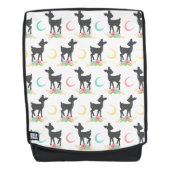 Deer Pattern, Baby Deer, Boho, Flowers, Moon Rugtassen (Voorkant)