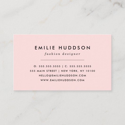 Deer Pattern, Baby Deer, Boho, Flowers, Moon Visitekaartje (Achterkant)